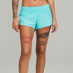 Speed Up LR Short 2,5” lined—electric turquoise